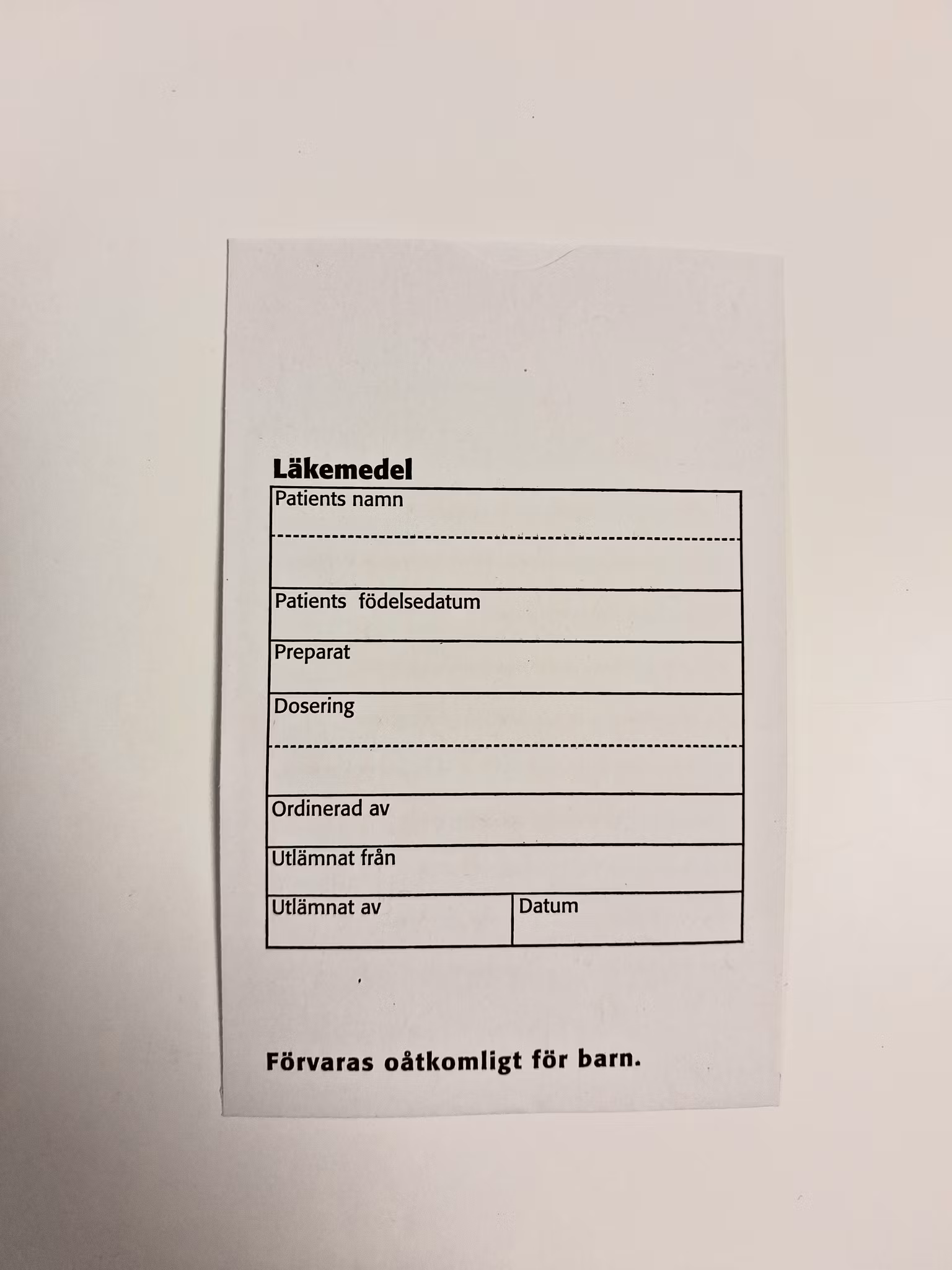 Läkemedelspåse 100 st