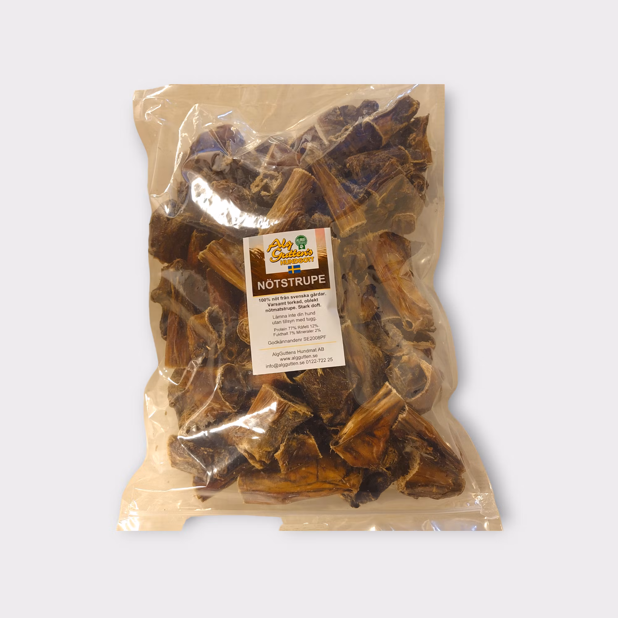 Nötmatstrupe blandade storlekar 500 gram Storpack