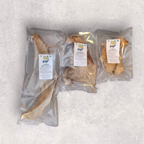 Fårhud med päls 1bit - leksak/berikning