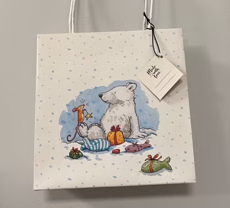 Presentpåse Isbjörn