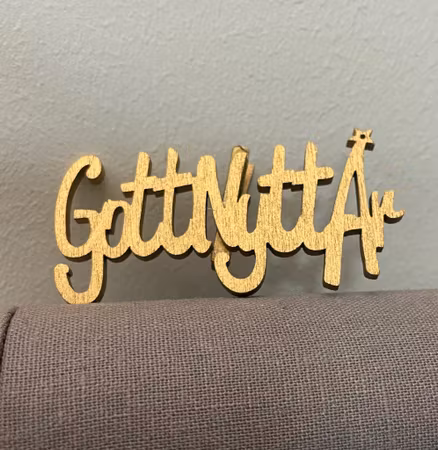 Nypa Gott nytt år -två varianter