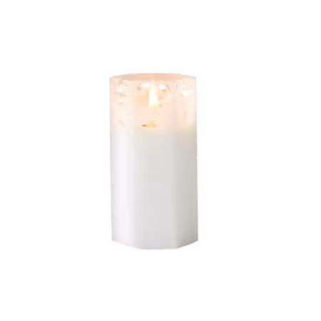 SPIDER Spindelvävsljus, Vit W5xH10cm