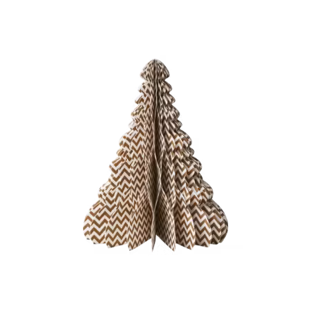 NYHET! UNI Prydnadsgran L, Brun/vit