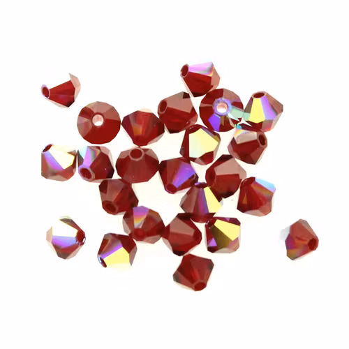 Siam AB Preciosa Bicone 4mm 24st