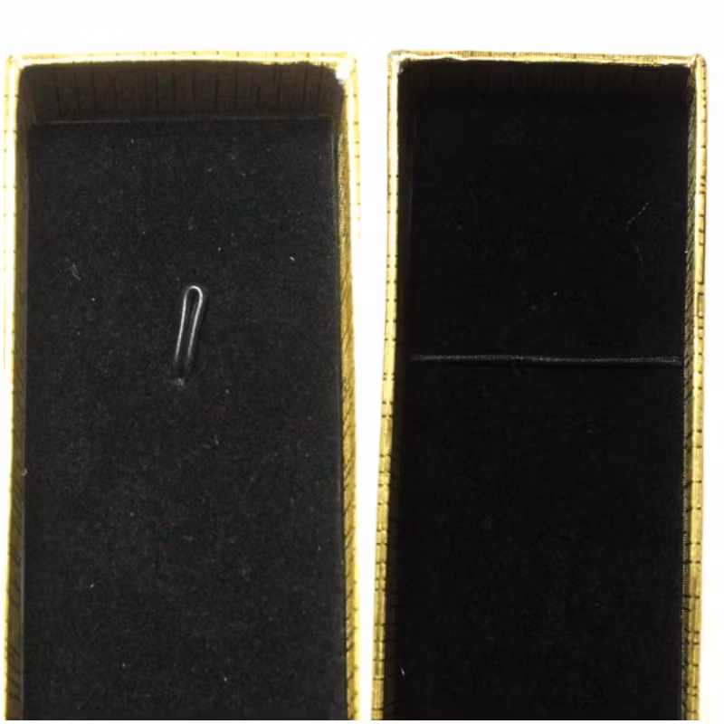 Svart Presentask till Armband/Halsband 20x4x2cm 1st