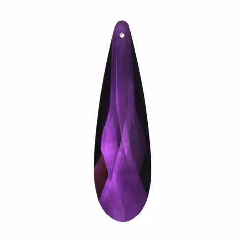 Purple Droppe Glas 76x21mm 2:a Sortering 1st