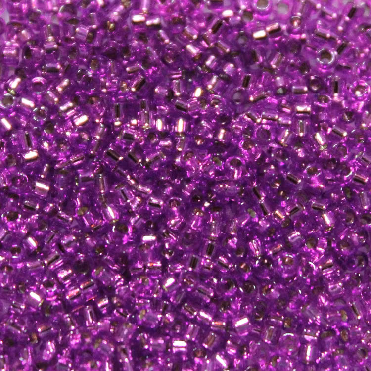 Dyed Silverlined Magenta DB-1345 Delica 11/0 5g