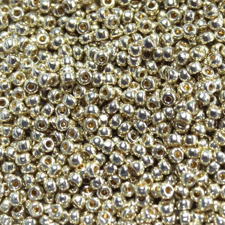 Duracoat Galvanized Silver	 11-4201 Miyuki Seedbeads 11/0 10g