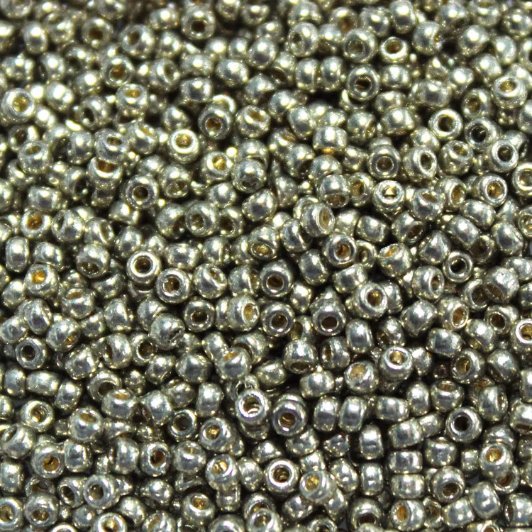 Duracoat Galvanized Light Pewter 11-4221 Miyuki Seedbeads 11/0 10g