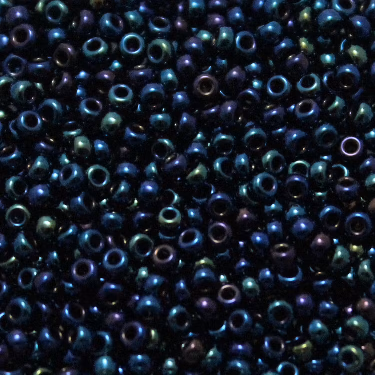 Metallic Dark Blue Iris 11-0452 Miyuki Seedbeads 11/0 10g