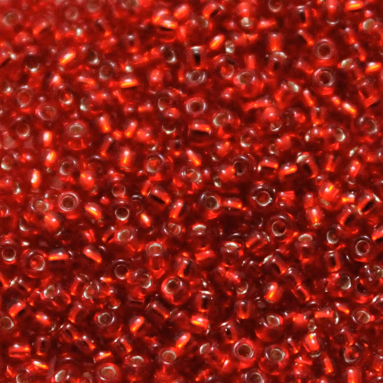 Silverlined Ruby 11-0011 Miyuki Seedbeads 11/0 10g