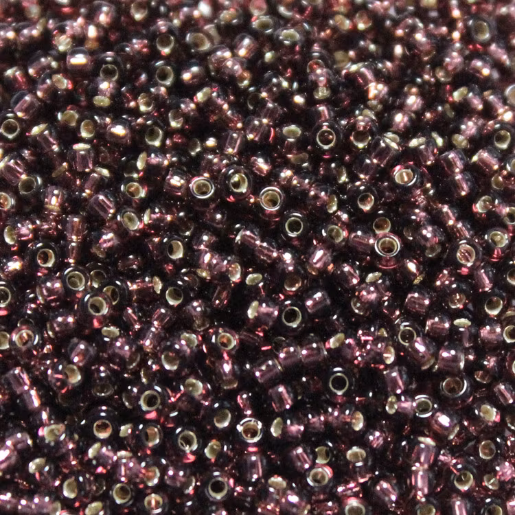 Silverlined Dark Amethyst 11-0013 Miyuki Seedbeads 11/0 10g