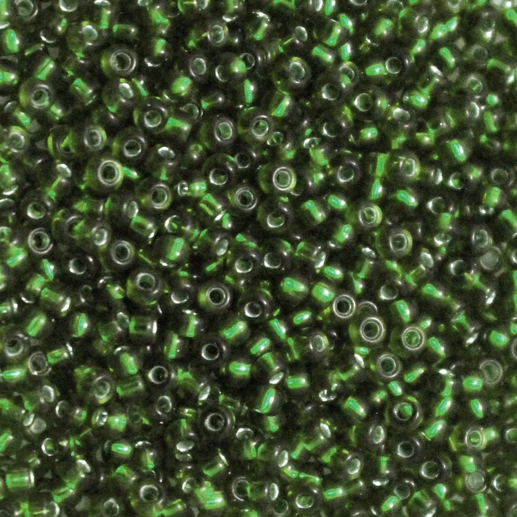 Silverlined Olive 11-0026 Miyuki Seedbeads 11/0 10g