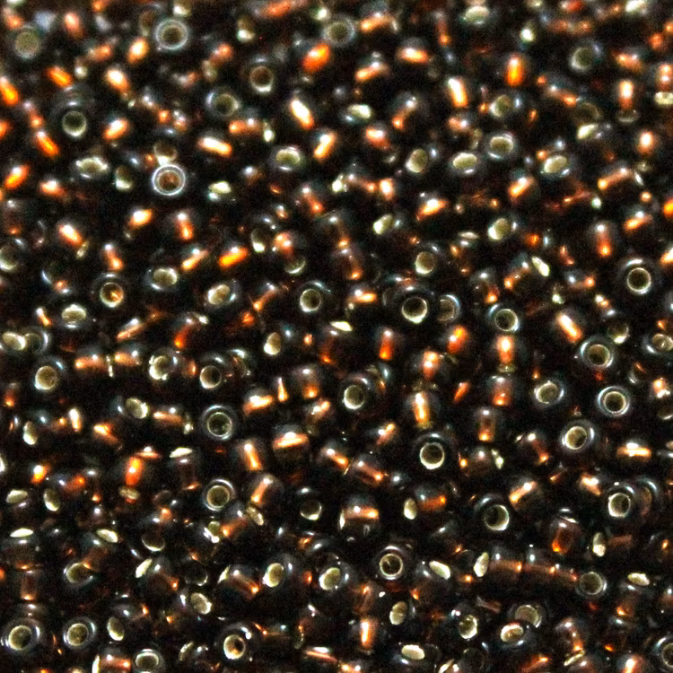 Silverlined Root Beer 11-0029 Miyuki Seedbeads 11/0 10g