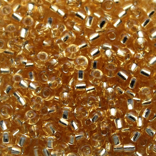 Silverlined Gold 8-0003 Miyuki Seedbeads 8/0 10g
