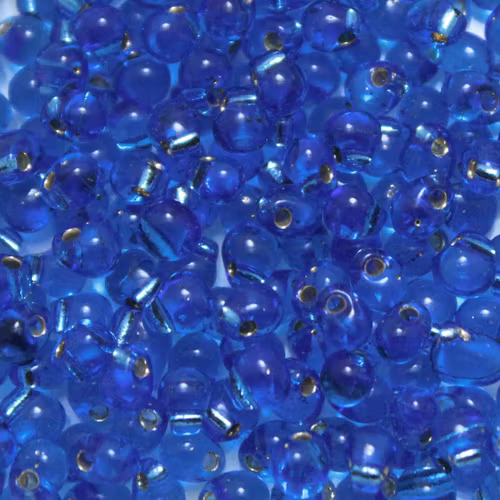 Silverlined Sapphire DP-0019 Miyuki Drops 3,4mm 10g