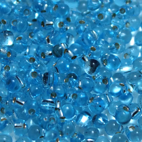 Silverlined Aqua DP-0018 Miyuki Drops 3,4mm 10g