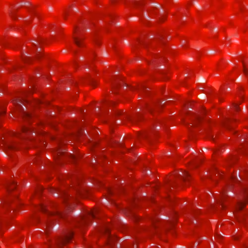 Transparent Red TR8-1190 Miyuki Triangle 8/0 10g