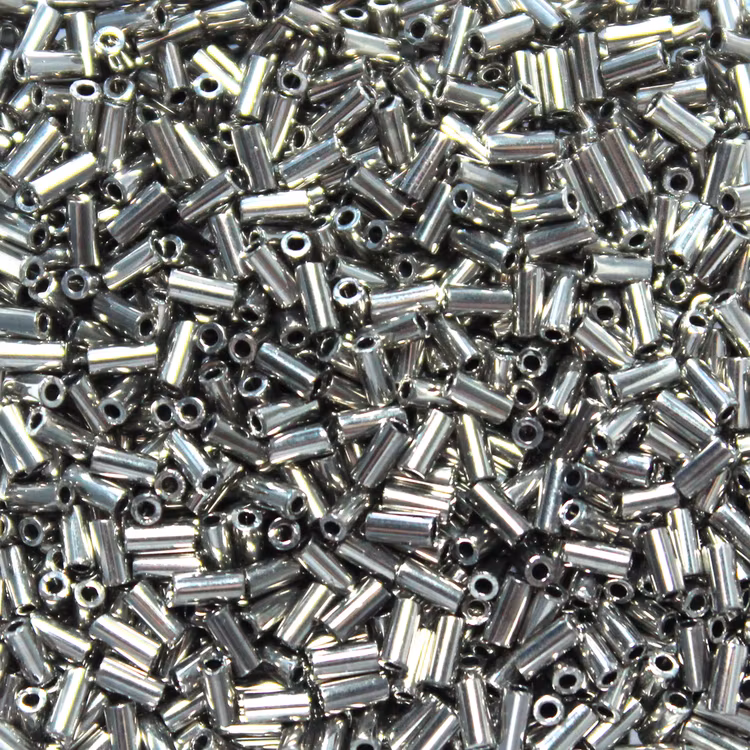 Palladium Plated BGL1-0194 Miyuki Bugle Beads 3mm 5g