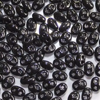 Jet Twin Beads 10g