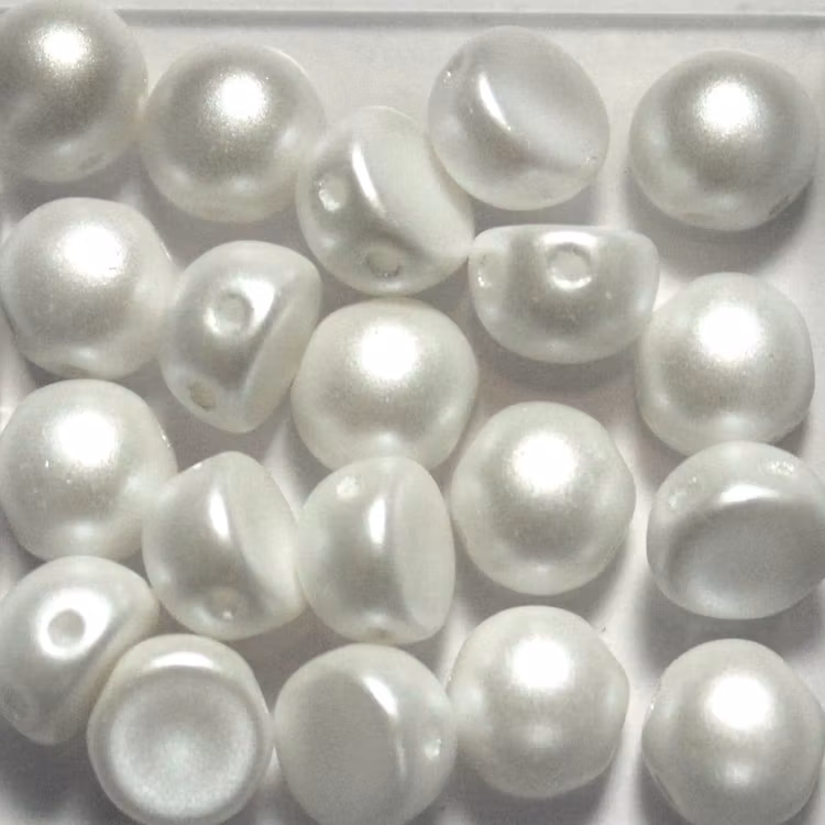 Alabaster Pastel White 2-hole Cabochon 20st