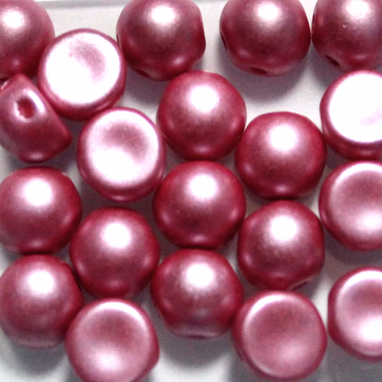 Alabaster Pastel Pink 2-hole Cabochon 20st