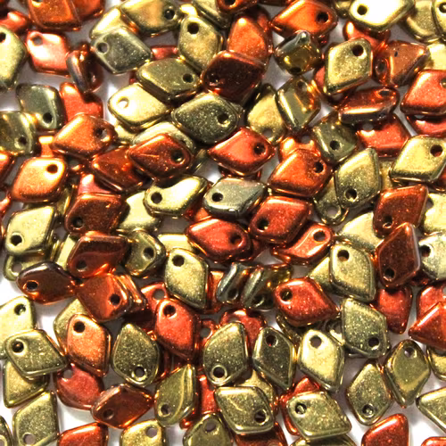 Jet California Gold Rush Dragon Scale Bead 5g