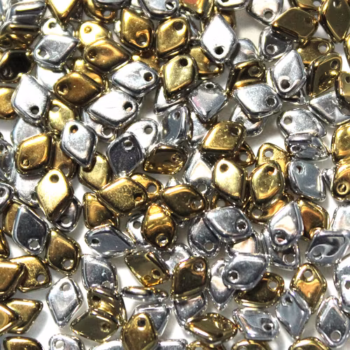 Jet California Silver Dragon Scale Bead 5g