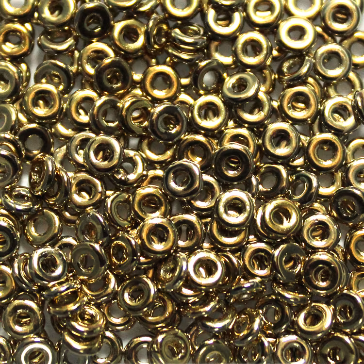 Crystal Amber Full O Beads 5g