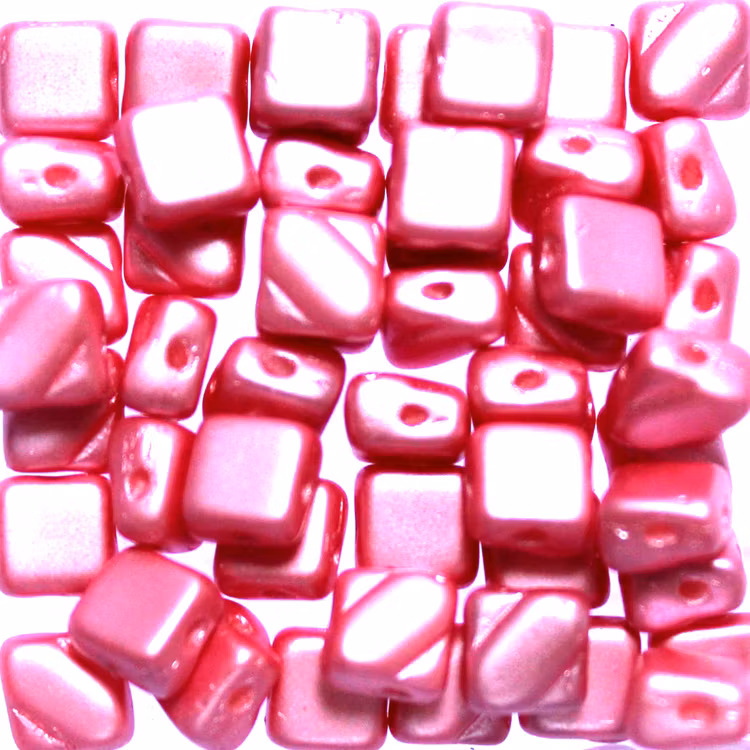 Alabaster Pastel Pink Silky Beads 10g