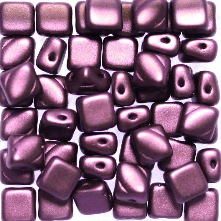 Alabaster Pastel Bordeaux Silky Beads 10g