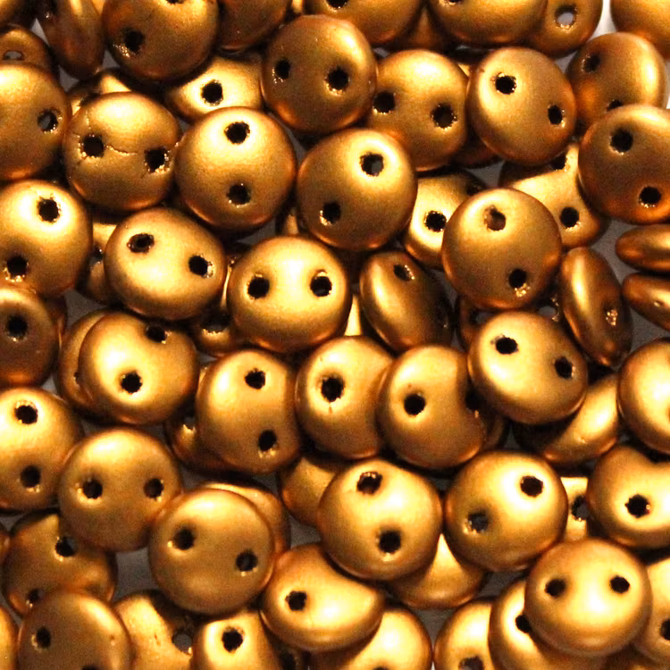 Goldenrod 2-Hole Lentil 10g