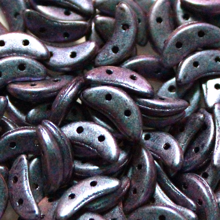 Polychrome Orchid Aqua Crescent 10g