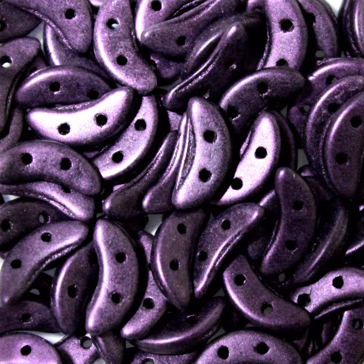 Metallic Suede Purple Crescent 10g