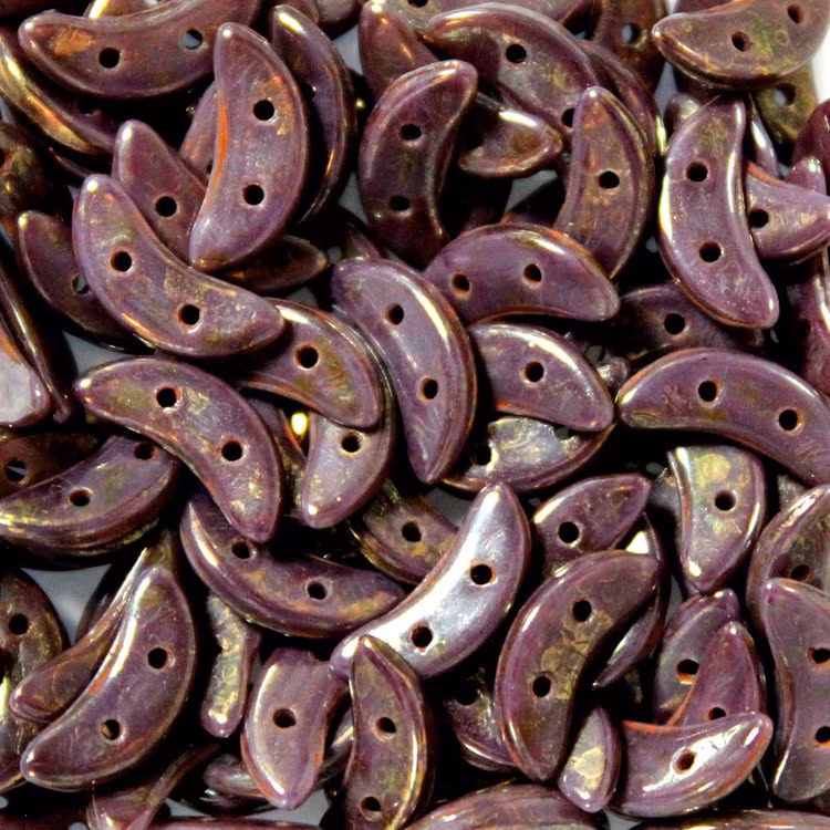 Purple Bronze Picasso Crescent 10g