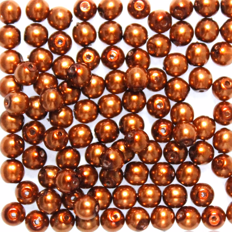 Copper Vaxade Runda/Druks 4mm 100st
