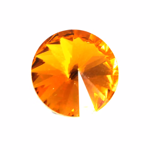 Yellow Kinesisk Rivoli 10mm 4st