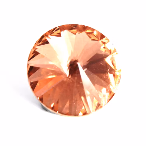 Peach Kinesisk Rivoli 10mm 4st