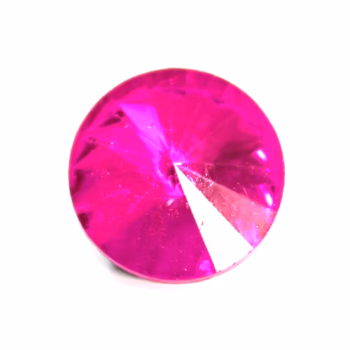 Hot Pink Kinesisk Rivoli 10mm 4st