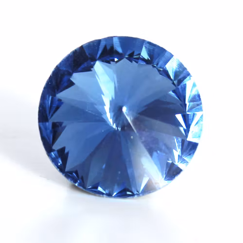 Light Sapphire Kinesisk Rivoli 10mm 4st