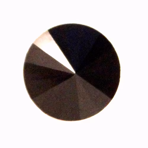 Jet Kinesisk Rivoli 10mm 4st
