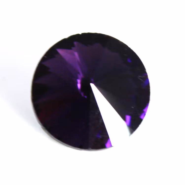 Purple Kinesisk Rivoli 14mm 2st