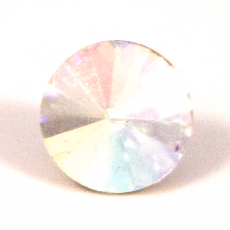 Crystal AB Kinesisk Rivoli 16mm 2st