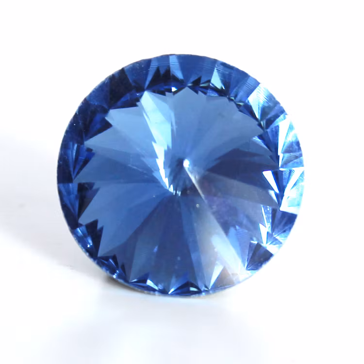 Light Sapphire Kinesisk Rivoli 16mm 2st