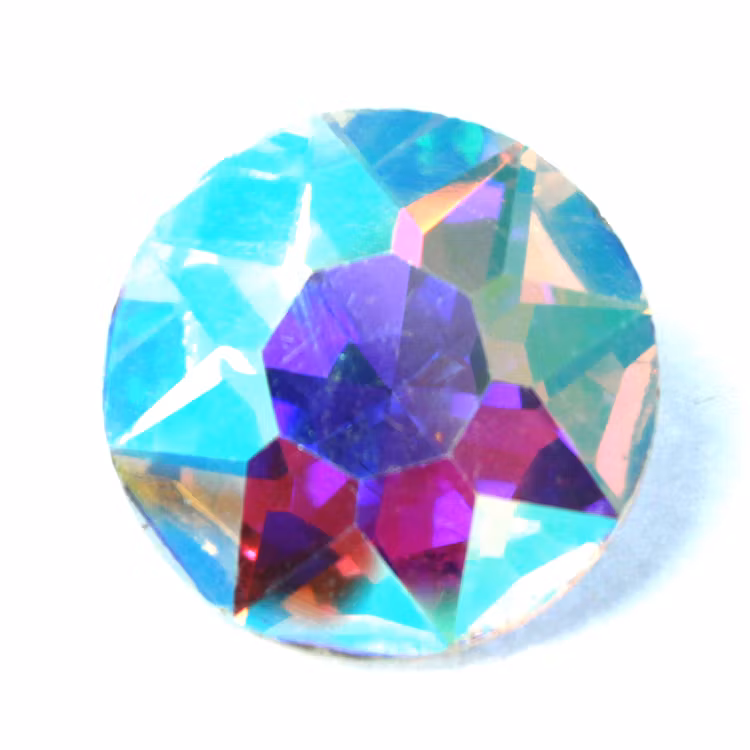 Crystal AB Kinesisk Round Stone 27mm 1st