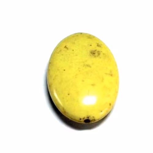 Gul Howlit Oval 30x20mm 1st