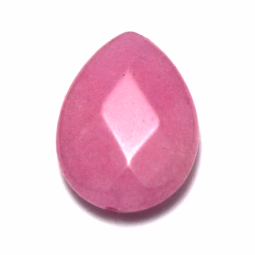 Ljusrosa Jade Droppe 20x15mm 1st