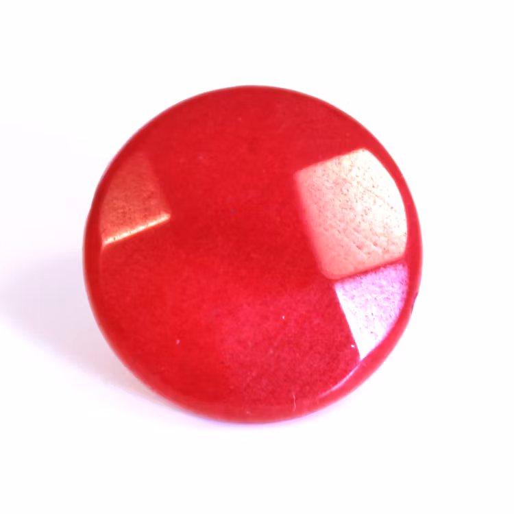 Rosa Jade Facetterad Coin 20mm 1st