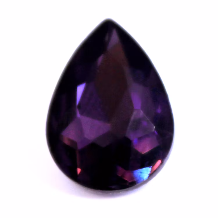 Purple Kinesisk Strass Droppe 14x10mm 3st