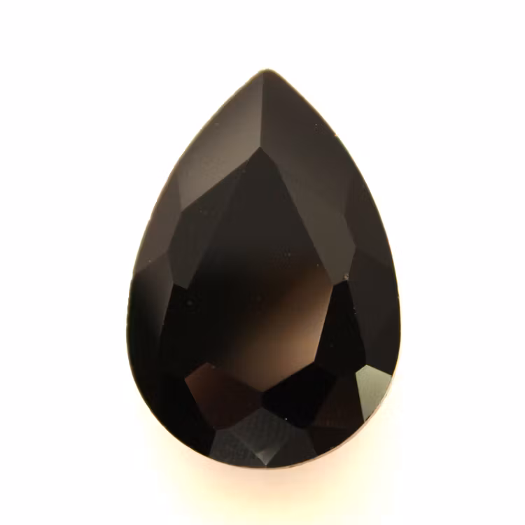 Jet Kinesisk Strass Droppe 30x20mm 1st